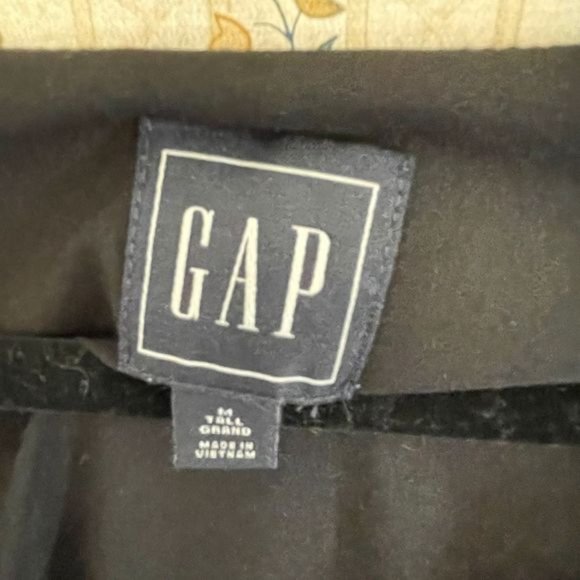 Gap Black & White Flutter Sleeve Mini Short Dress SZ Medium Tall - Picture 6 of 10